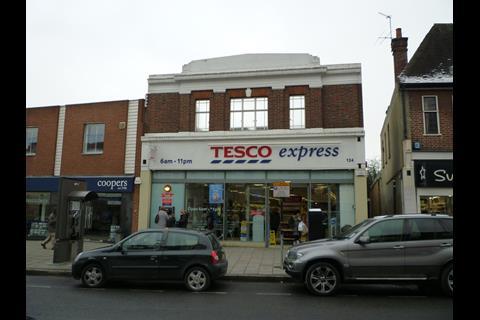 Ruislip Woolworths, shown here in February 2012, is now a Tesco Express
